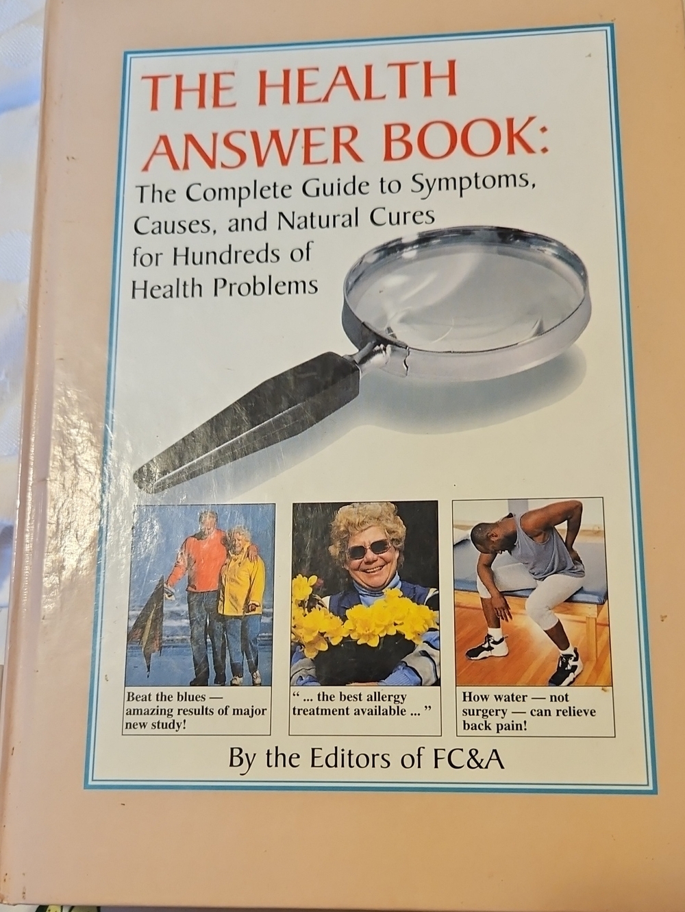 The Health Answer Book - Peach Hardcover